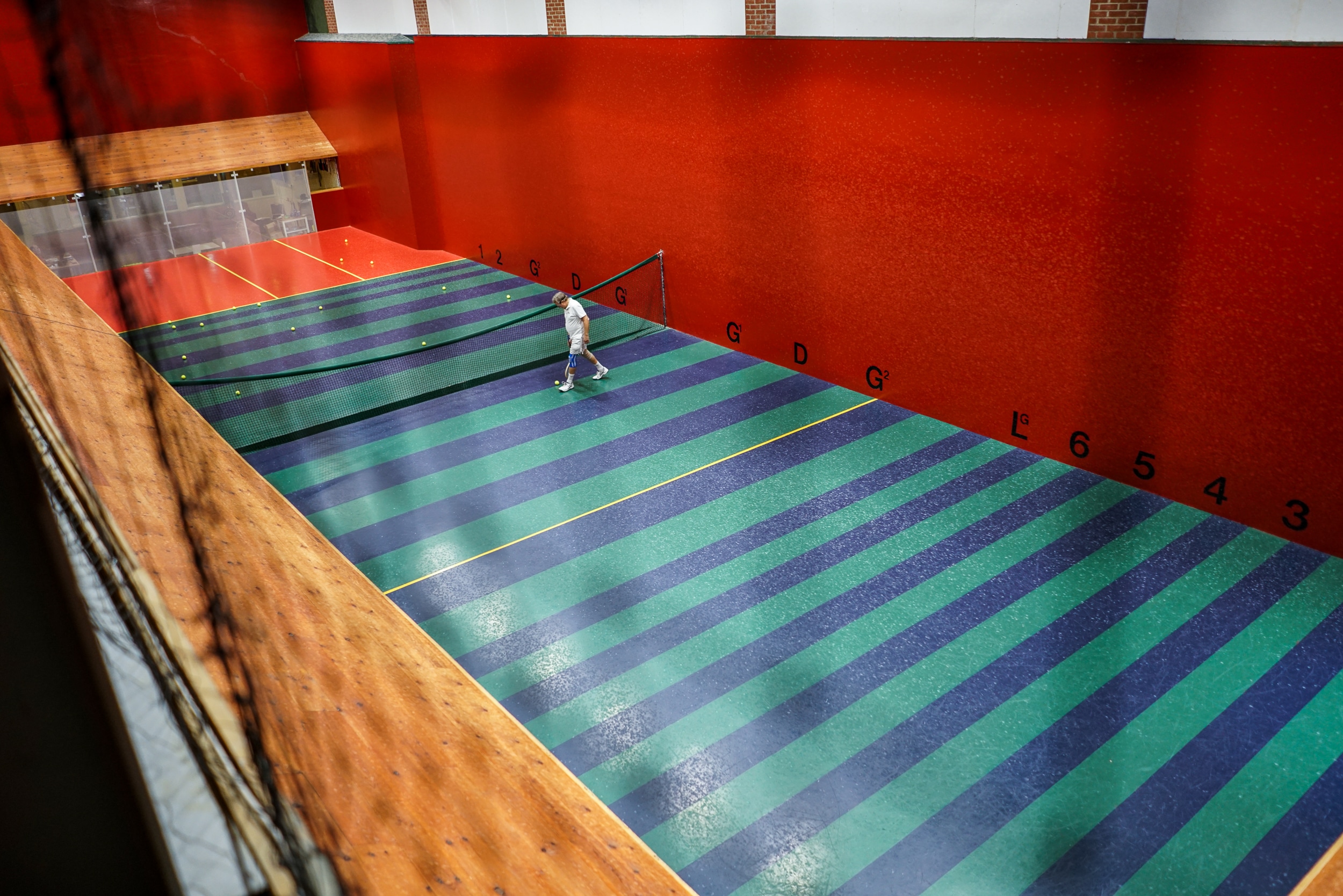 Real tennis at Prested Hall near Colchester Essex